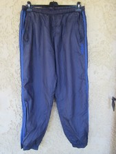 Pantalon ADIDAS vintage bleu marine nylon ancien années 90 sport 186 XL D7