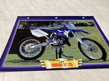 Yamaha YZ125 2003 125 YZ fiche carte moto passion collection Atlas 125YZ