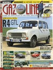 GAZOLINE n°178 05/2011 R4 GTL ALFETTA GT AUTOBIANCHI LUTECE FORD VEDETTE coupé