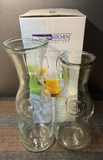 2 35 Oz Glass Carafes