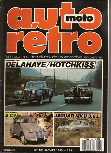 Auto retro 101 2cv jaguar - 101,