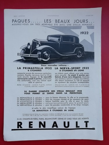 Publicité automobile renault - ,