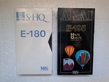 2 Cassette VHS Vierge 180 &