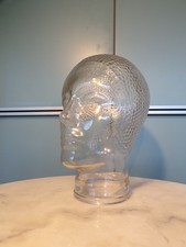 ANCIEN-TÊTE à chapeau-VERRE