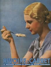 Publicité ancienne Rivoire & Carret 1950 issue de magazine