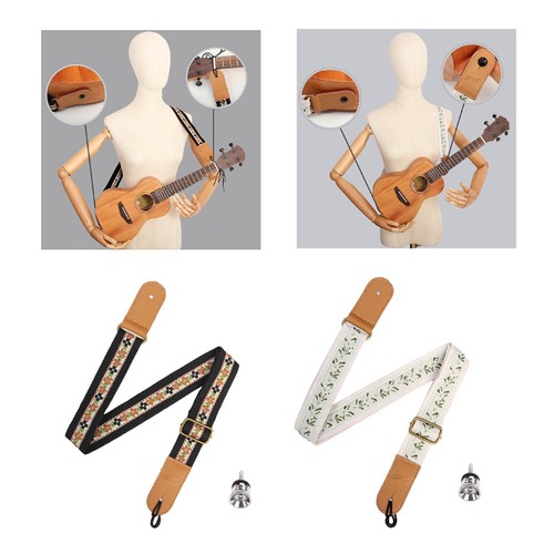 Sangle ukulélé nylon - sangle, d'ukulélé