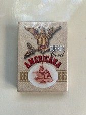 jeu de cartes "americana  guerra civil " 1861-1865 neuf