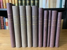 LOT DE 10 LIVRES RELIÉS. RELIURE. LITTERATURE STENDHAL HALEVY GOETHE LEMAITRE...