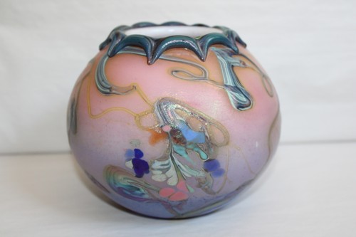 Vase boule pâte - de, verre