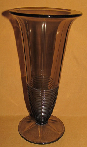 Ancien vase art déco verre - vase,