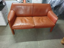 canapé + 1 fauteuil  design Cassina cab 415 marron quelques griffures et usure 