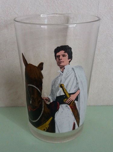 Rare ancien verre - à, moutarde