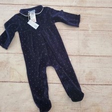 Jacadi navy blue velour