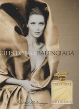Publicité papier - advertising paper - Cristobal de Balenciaga 