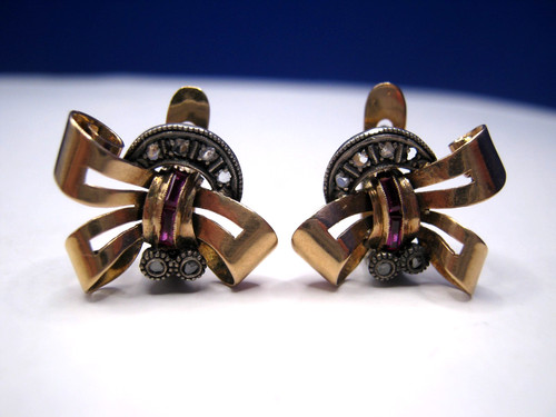 Boucles oreilles anciennes - d'oreilles,