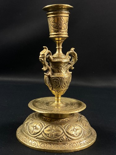 Bougeoir xixe bronze style - bronze,
