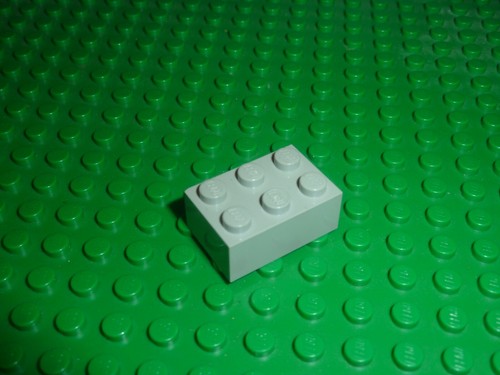 Lego oldgray bricks x 3 - 2,