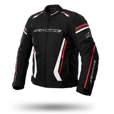 Veste Tissu Spyke Daytona Dry Tecno Sport Noir Blanc Rouge Taille 56