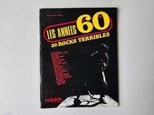 ♫ Partition / Songbook - Les Années 60 - 20 Rock terribles Piano Guitare Chant ♫