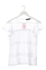 DOROTHY PERKINS Blouse en dentelle Dames Blouse T EU 38 blanc style décontracté