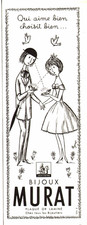 PUB   BIJOUX "  MURAT  " par "