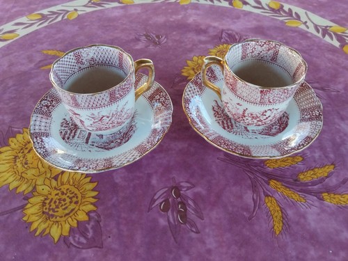 Tasses 2 soucoupes - 2,