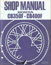 MANUEL ATELIER REVUE RÉPARATION PDF HONDA CBR CB350 400