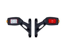 2 x Feu de Position 3 LED 24V pour Camion Remorque Étanche Boîte à Chevaux Ma...