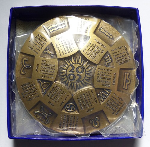 Médaille calendrier signes - médaille,