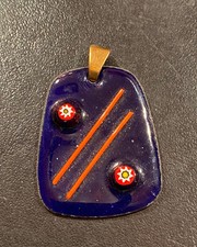 Rare Médaillon Pendentif ancien Limoges?? Émaillée Vintage  French Antique