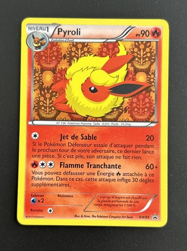 Carte pokémon pyroli bw88 - :,