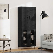 Buffet Haut Armoire Rangement Salle de Séjour Maison Bois d'Ingénierie vidaXL
