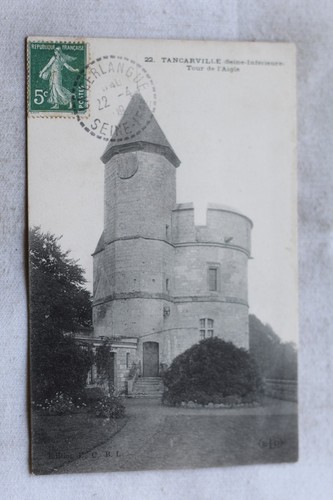 Cpa 1909 tancarville tour de - tancarville,,