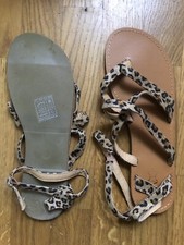 sandale cuir leopard T41