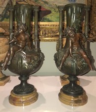 MOREAU L&F . Paire de grands