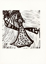 CARÊME | Sur les bancs | 1977 | EO | 50 linogravures d'enfants | 275 ex.