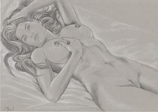 dessin de nu féminin (female