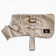 Trench-coat Burberry pour chien beige veste pour chien rose à carreaux Nova t...