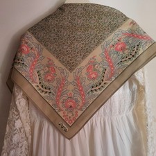 LES OLIVADES VINTAGE FOULARD COTON 73X77 CM COLISSIMO GRATUIT