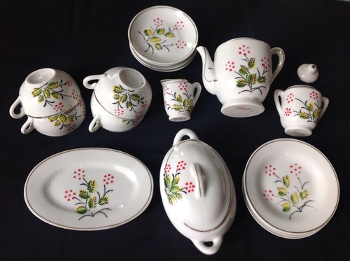 Vintage 19pc doll dishes japan - vintage,