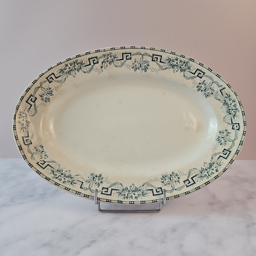 Plat ovale décor - plat,
