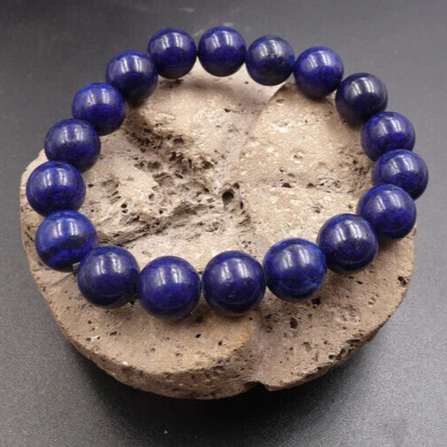 Bracelet perles 10mm - bracelet, lapis
