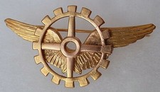 INSIGNE BREVET AEROSTIER PILOTE ARMEE AIR 1920/1940 ORIGINAL FRENCH WINGS WWII