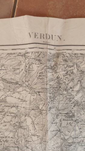 Rare carte état major - carte, d'État-major