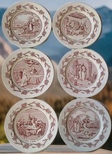 6 Assiettes Parlante Un