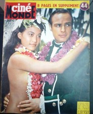 CINé MONDE  OCT  1962 JOHNNY