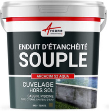 Étanchéité Bassin Citerne Béton Enduit Souple Pour Ouvrage Hors-Sol