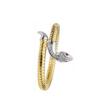 Bracelet serpent en or jaune