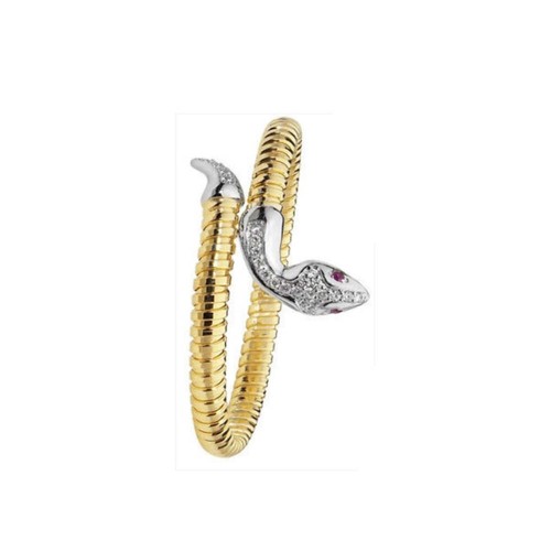 Bracelet serpent jaune - bracelet,