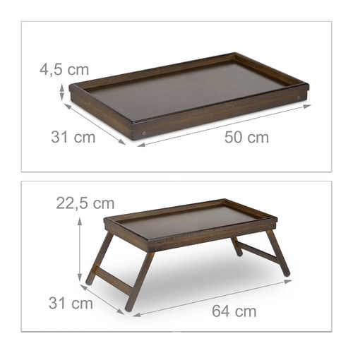 Tablette lit bambou - de,